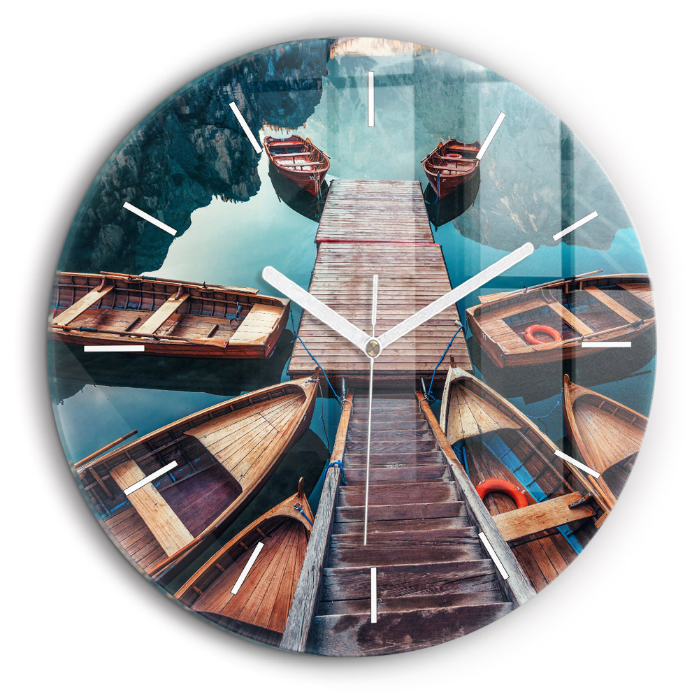 Kerek falióra 60 cm Emelvény és tó