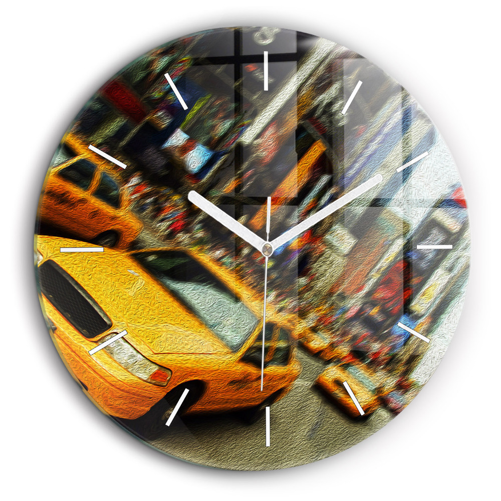 Kerek falióra 60 cm New York-i taxik