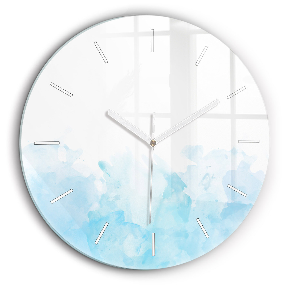 Kerek fali üvegóra 60 cm Festett foltok