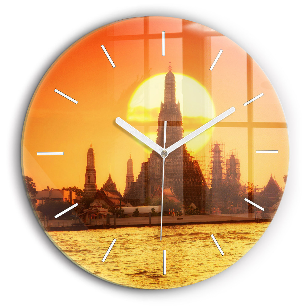 Kerek üvegóra 60 cm Wat arun Bangkok Thaiföld