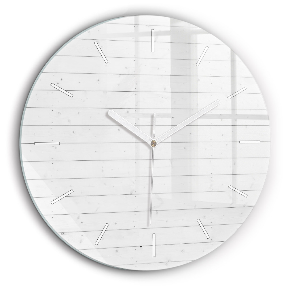 Egyedi üvegóra kerek 60 cm Fa panelek mintája