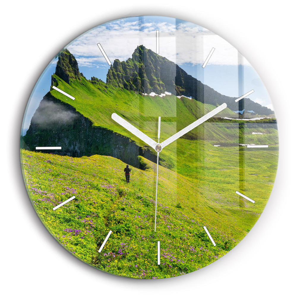 Kerek fali üvegóra 60 cm Hornstrandir természetvédelmi terület Izland