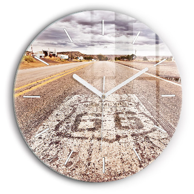 Kerek falióra 60 cm 66-os útvonal USA
