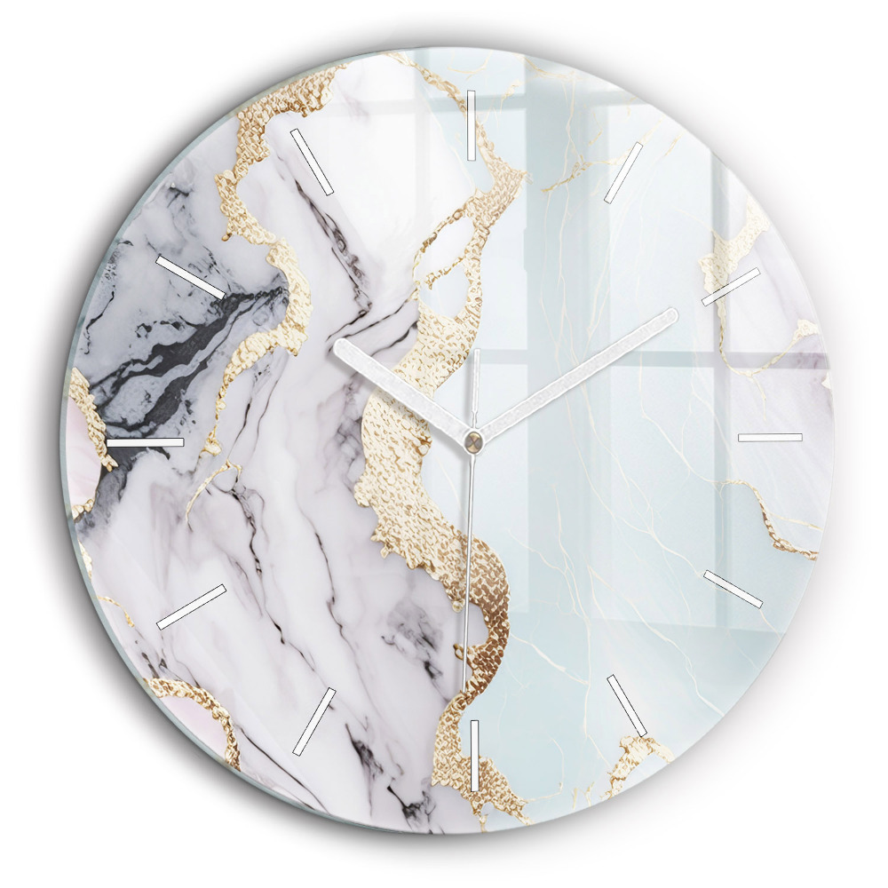 Fali üvegóra kerek 60 cm Pasztell márvány
