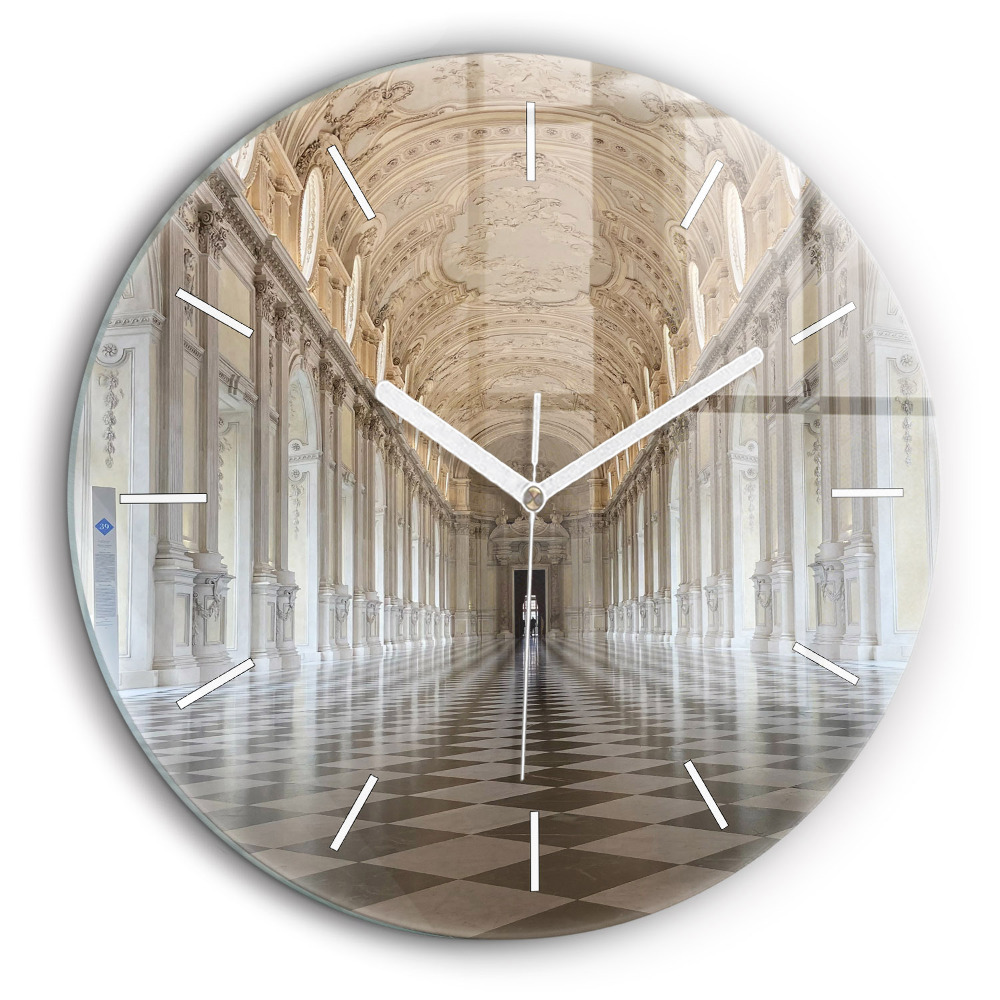 Kerek falióra 60 cm A Szűzanya szobra Lyonban