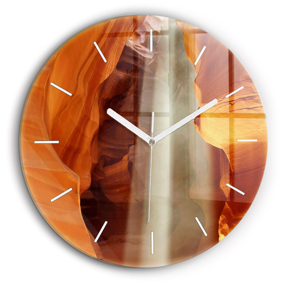 Kerek fali üvegóra 60 cm Sivatagi kanyon