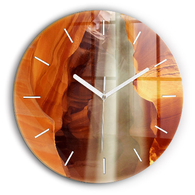 Kerek fali üvegóra 60 cm Sivatagi kanyon