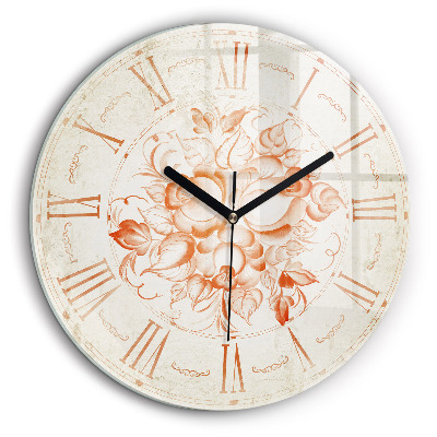 Fali üvegóra kerek 60 cm Római motívum