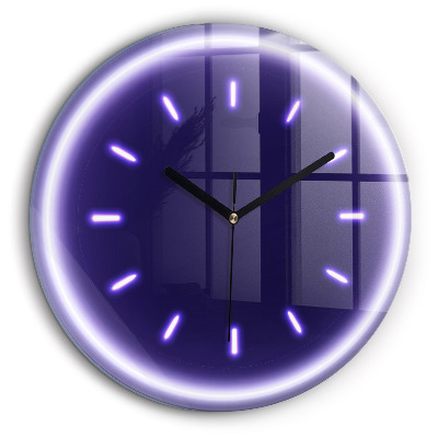 Kerek falióra 60 cm Neon kötőjelek