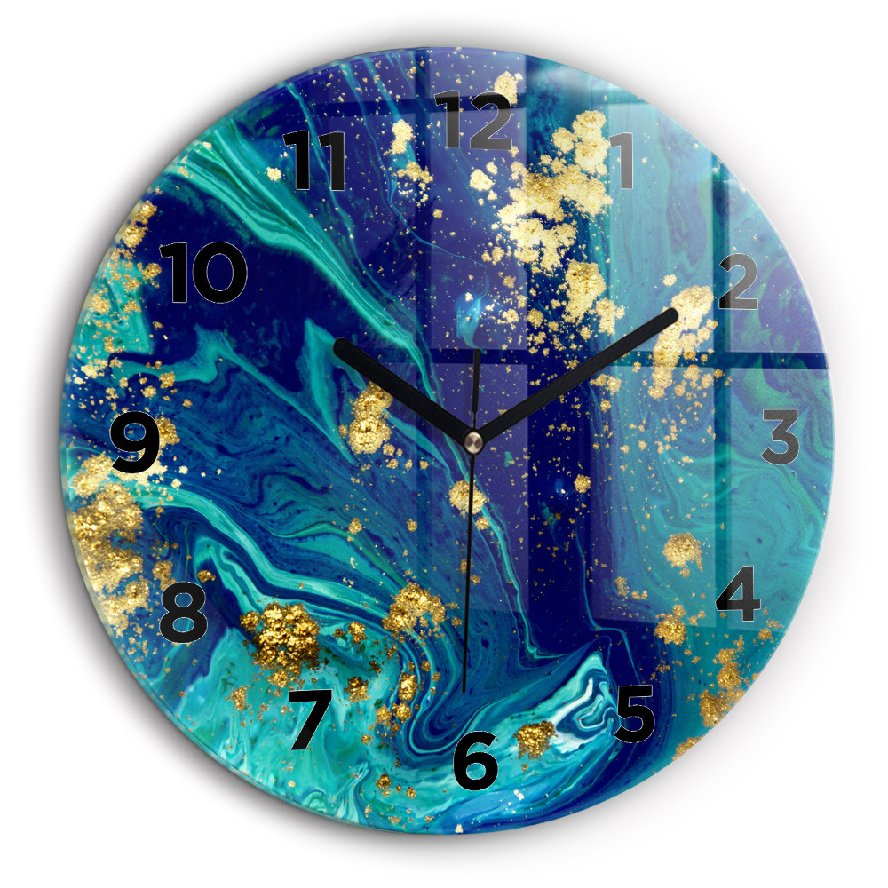 Kerek falióra 60 cm Modern absztrakció