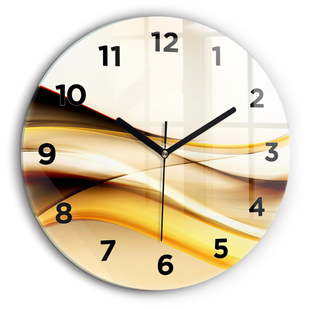 Kerek falióra 60 cm Hullám absztrakció