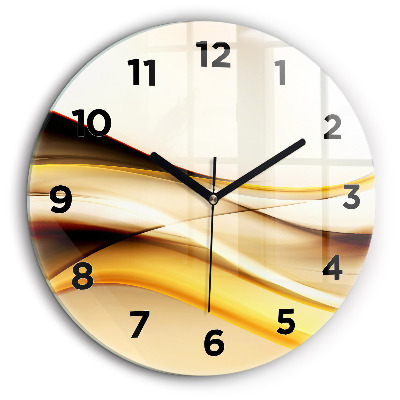 Kerek falióra 60 cm Hullám absztrakció