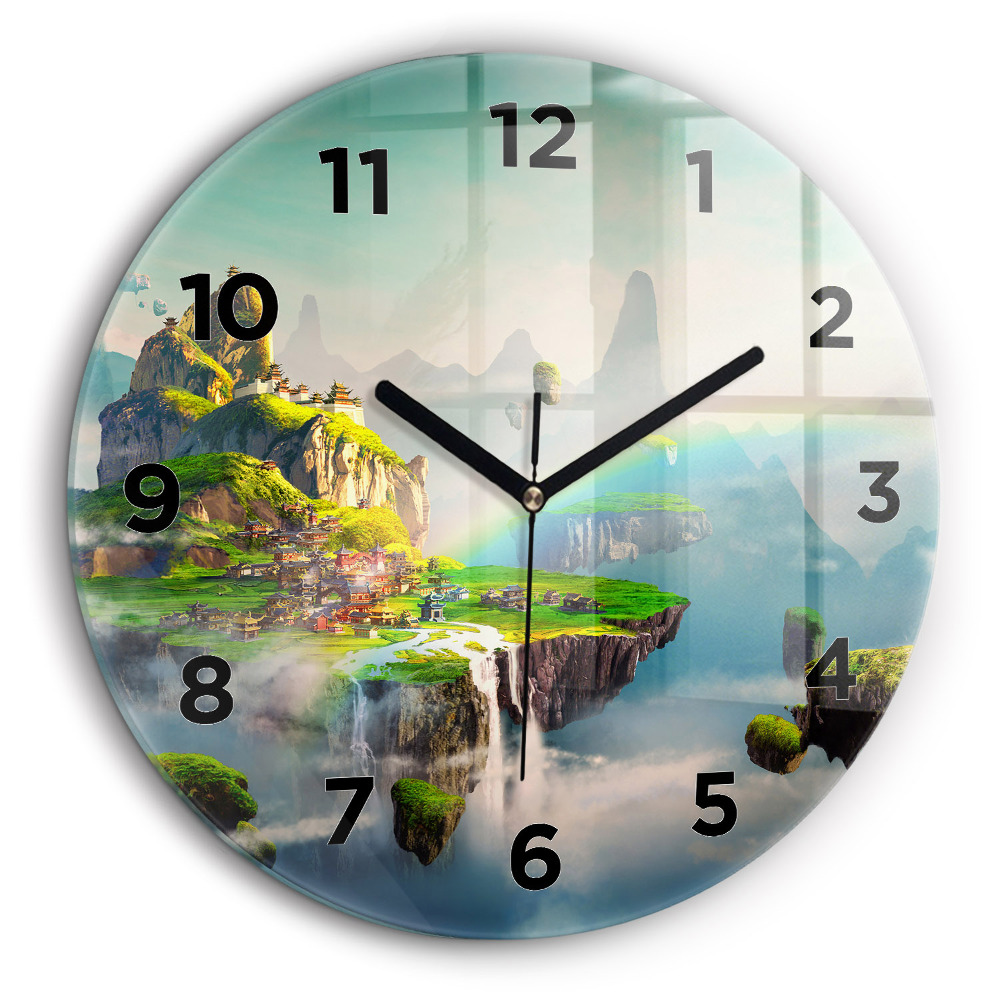 Kerek fali üvegóra 60 cm Kínai fantázia