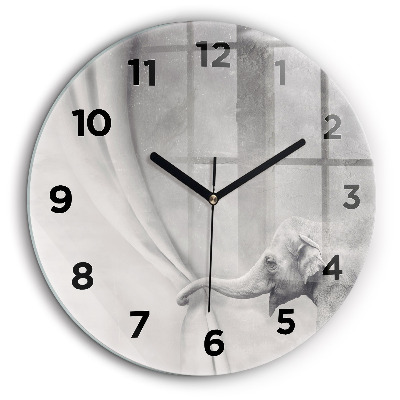 Kerek falióra 60 cm Elefánt