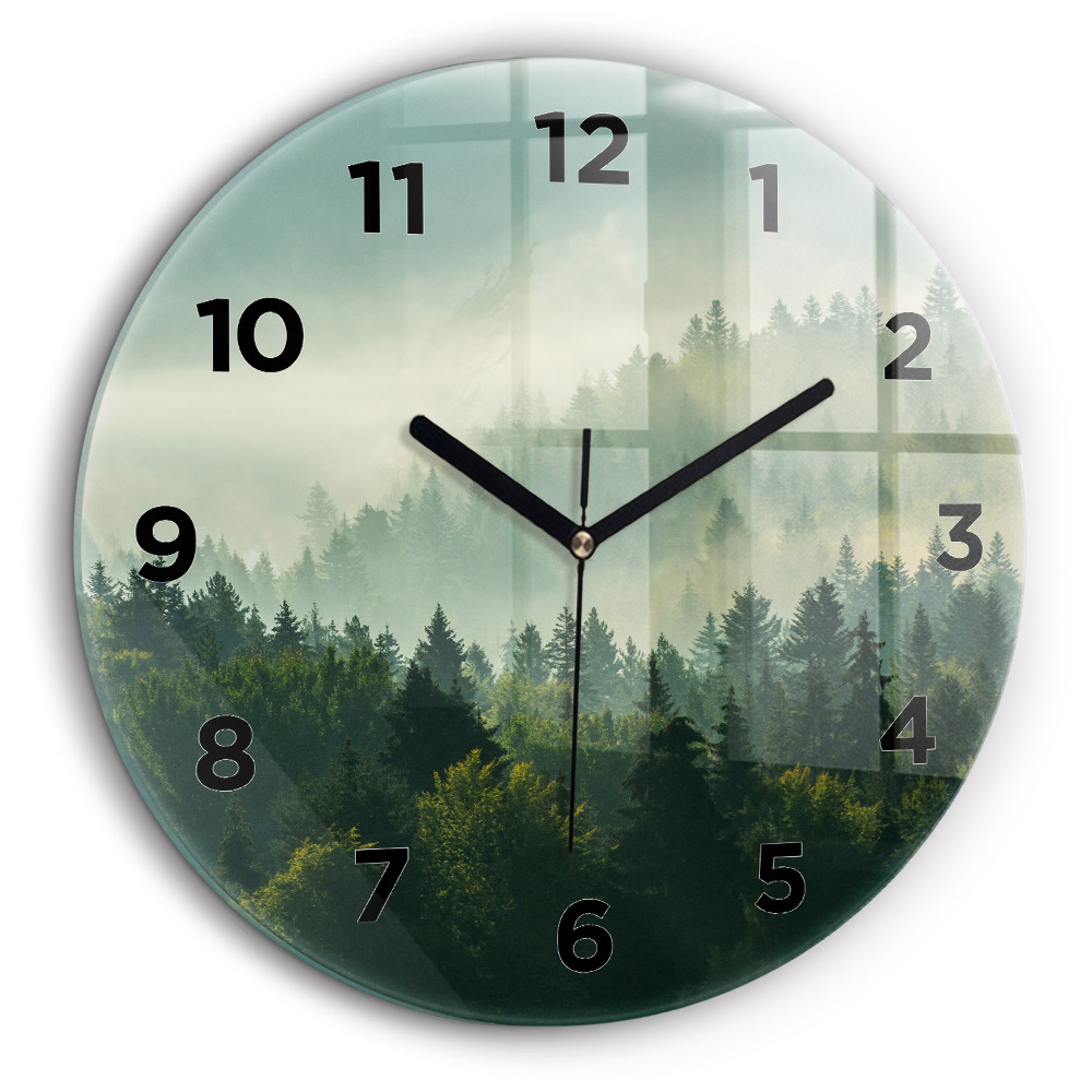 Fali üvegóra kerek 60 cm Napfelkelte Beskids