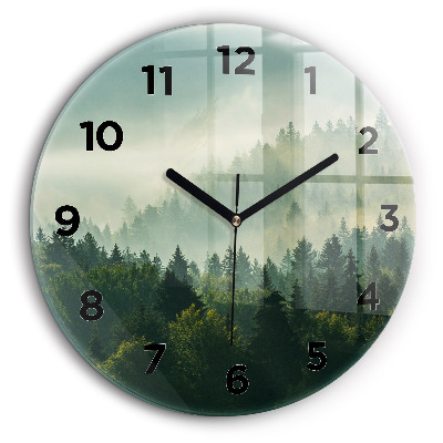 Fali üvegóra kerek 60 cm Napfelkelte Beskids