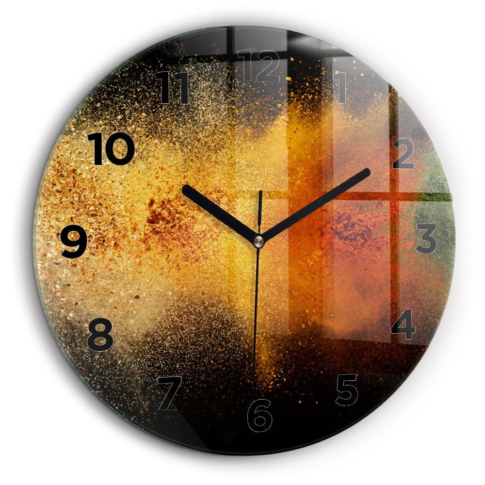 Kerek falióra 60 cm Szétszórt fűszerek