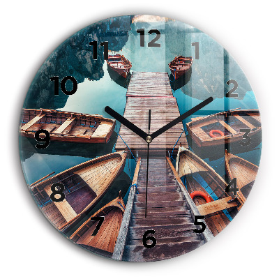 Kerek falióra 60 cm Emelvény és tó