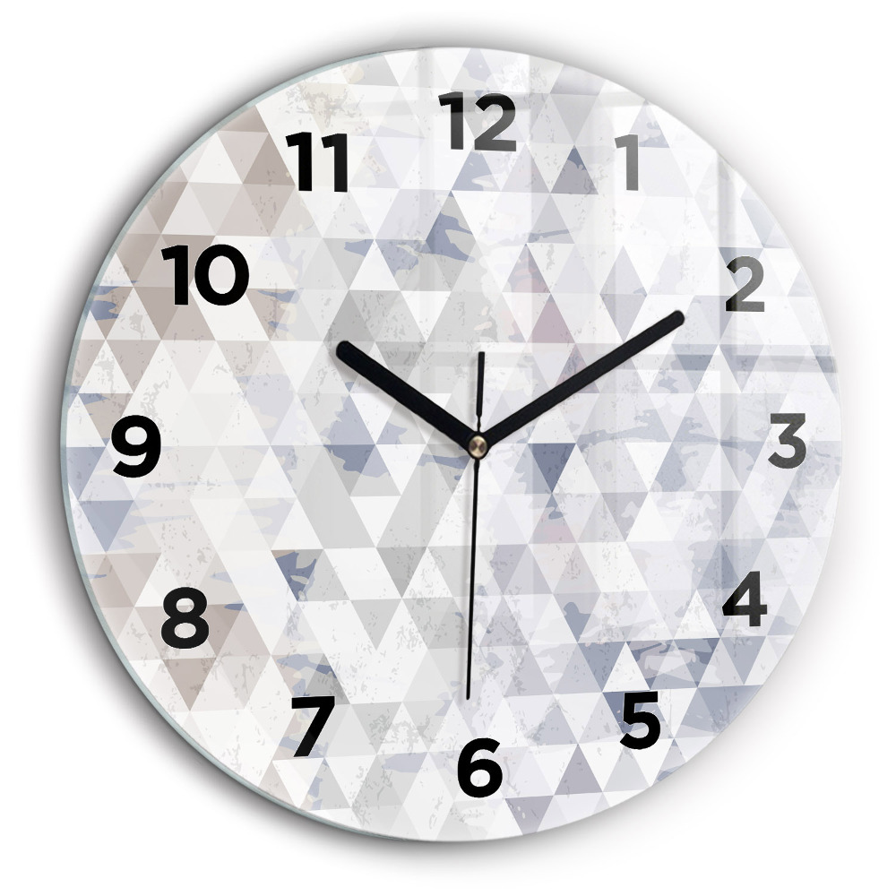 Fali üvegóra kerek 60 cm Geometrikus minta