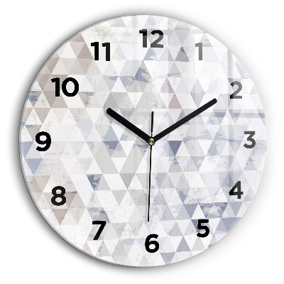 Fali üvegóra kerek 60 cm Geometrikus minta