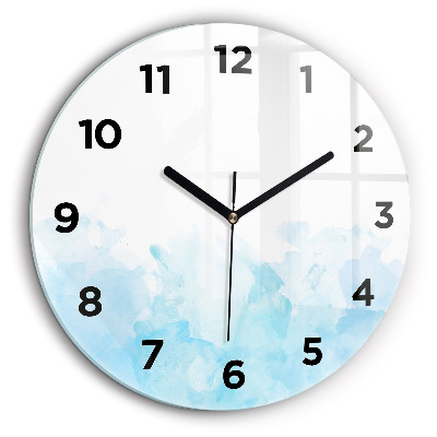 Kerek fali üvegóra 60 cm Festett foltok