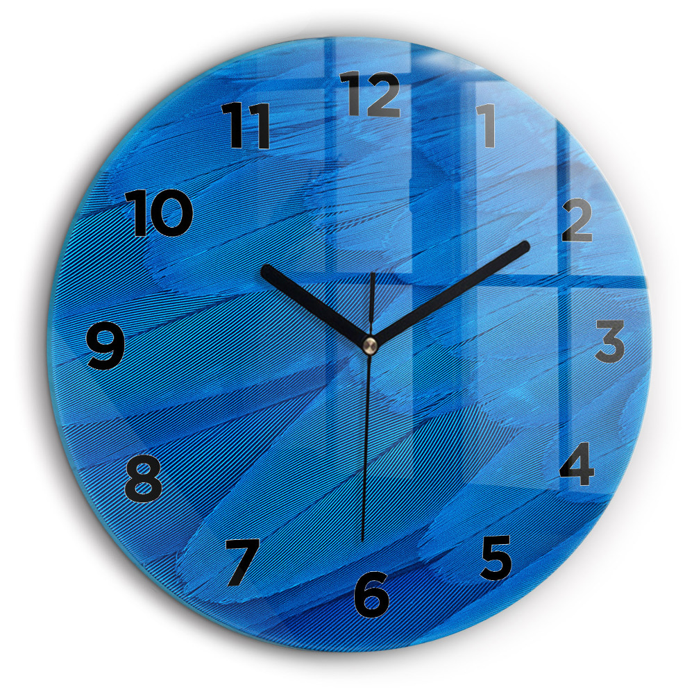 Kerek fali üvegóra 60 cm Madártoll