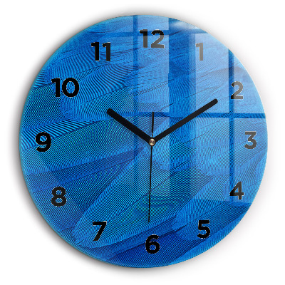 Kerek fali üvegóra 60 cm Madártoll