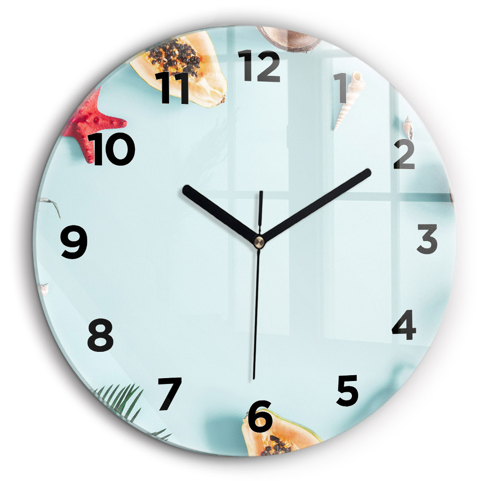 Egyedi üvegóra kerek 60 cm Nyári kompozíció