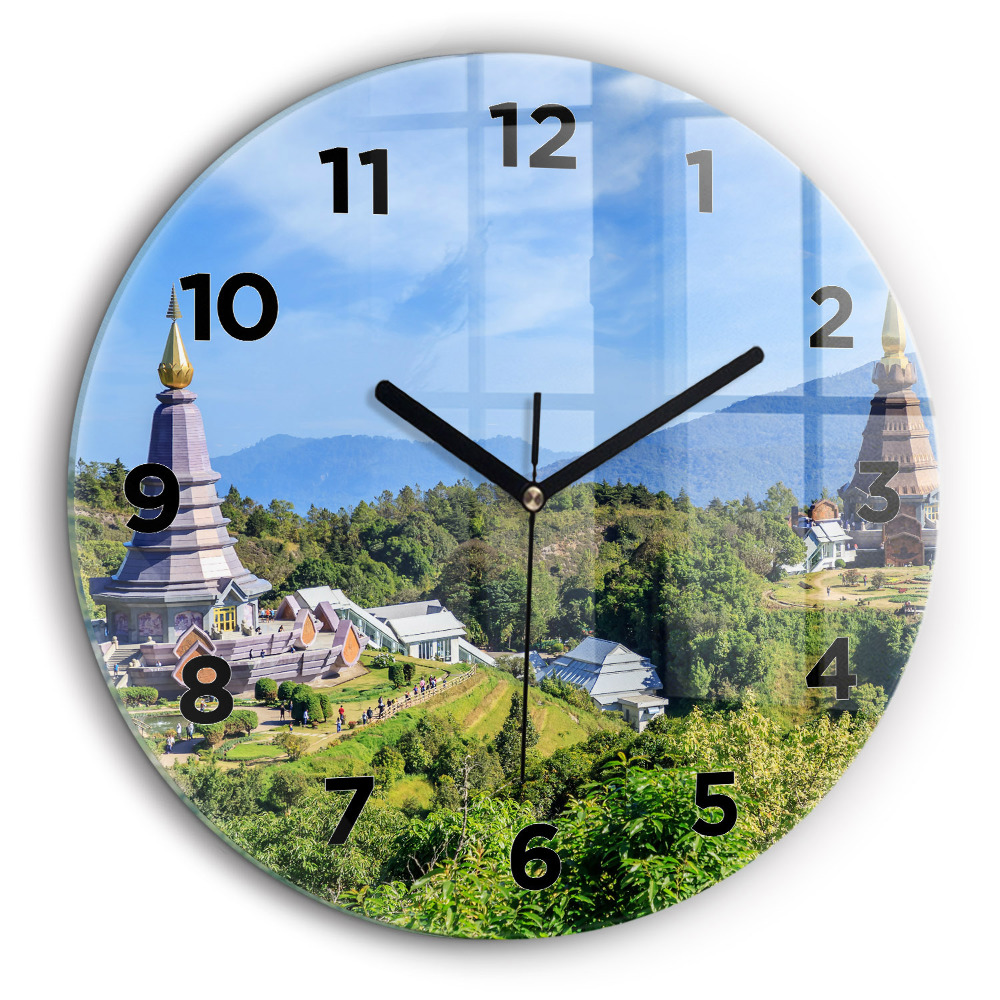 Fali üvegóra kerek 60 cm Chiang Mai nemzeti park