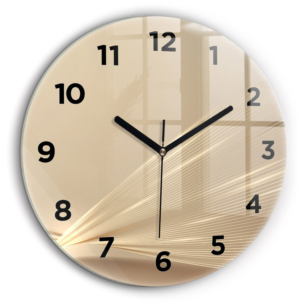 Fali üvegóra kerek 60 cm Absztrakt fény