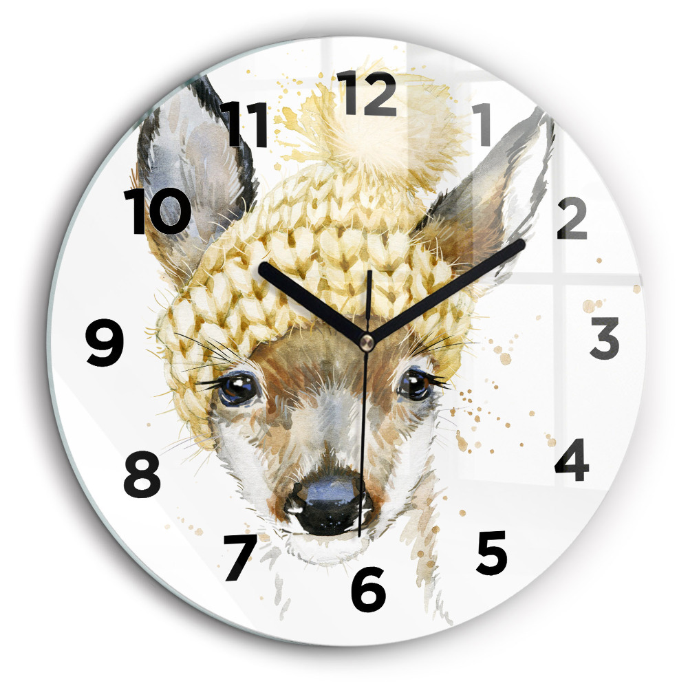 Egyedi üvegóra kerek 60 cm Szarvas