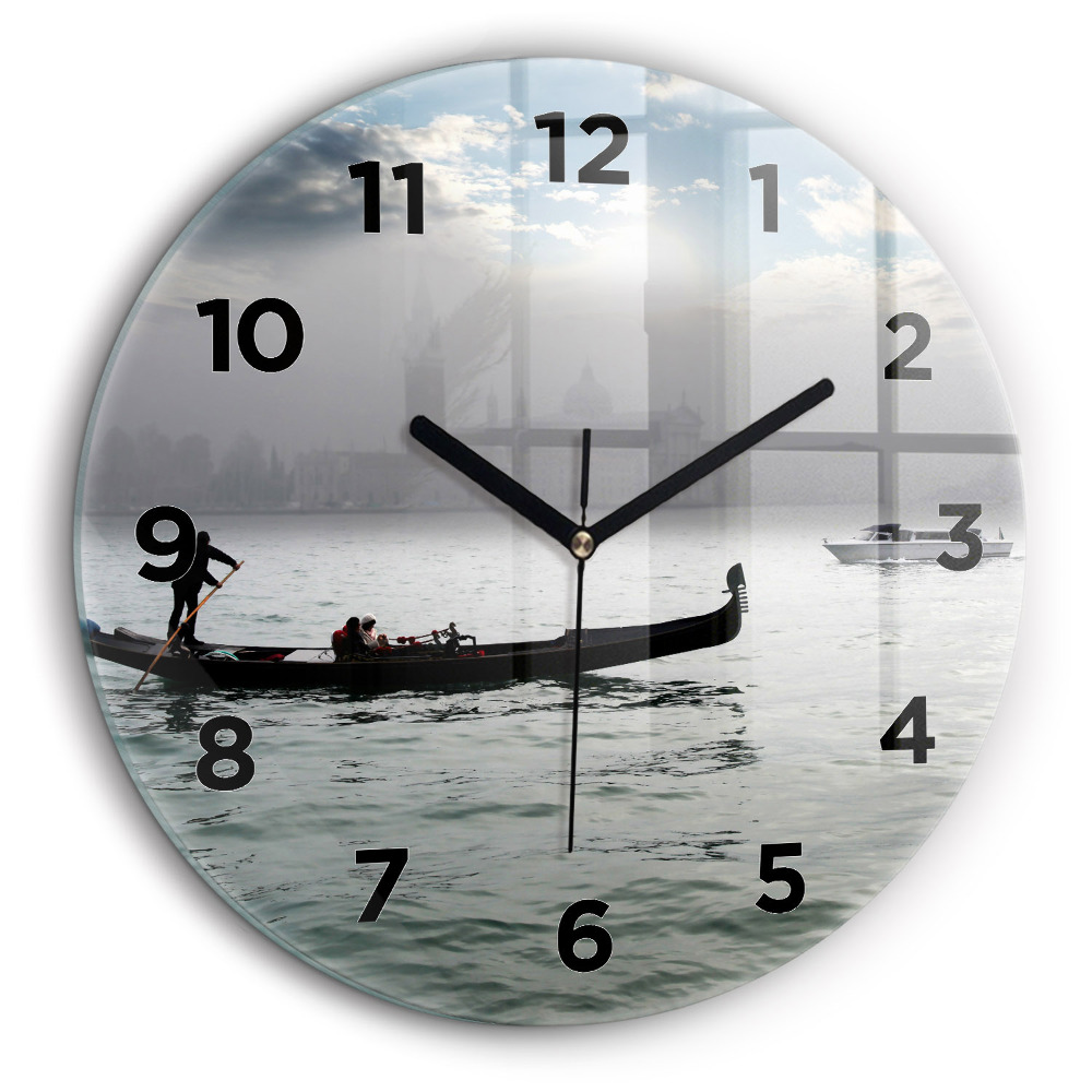 Kerek fali üvegóra 60 cm Gondola Velencében