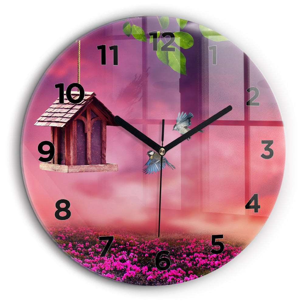 Kerek falióra 60 cm Madárház