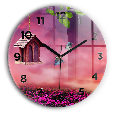 Kerek falióra 60 cm Madárház