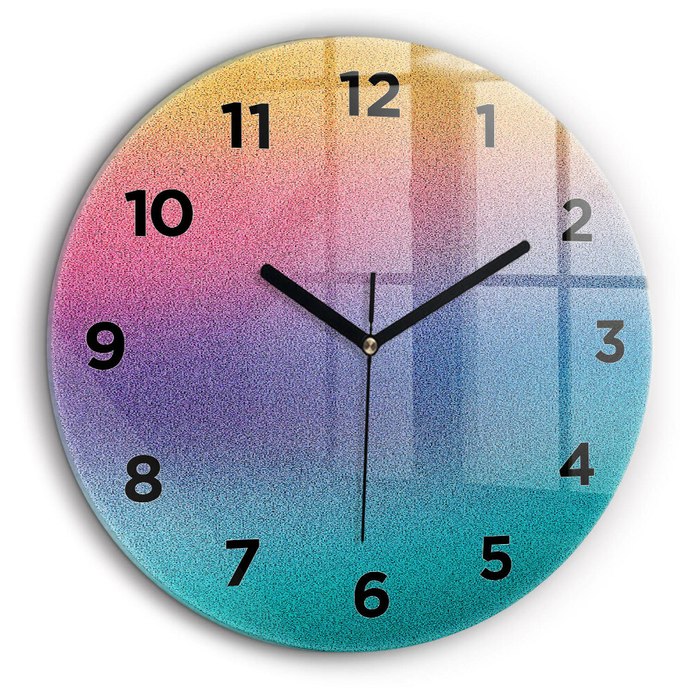 Kerek fali üvegóra 60 cm Gradiens minta