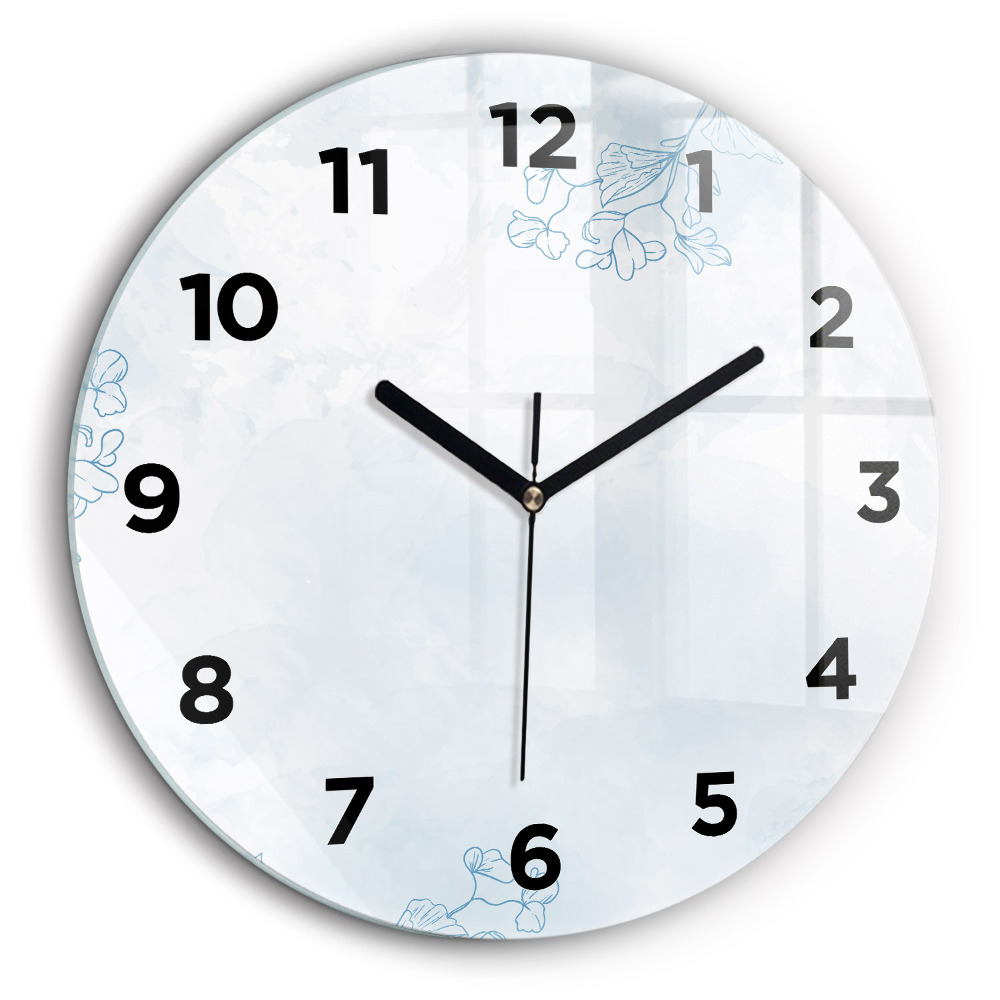 Kerek üvegóra 60 cm Növények vázlata