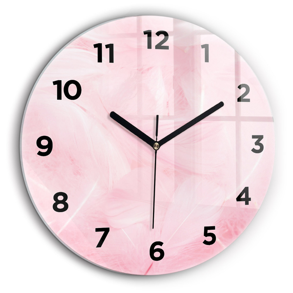 Kerek üvegóra 60 cm Toll absztrakt