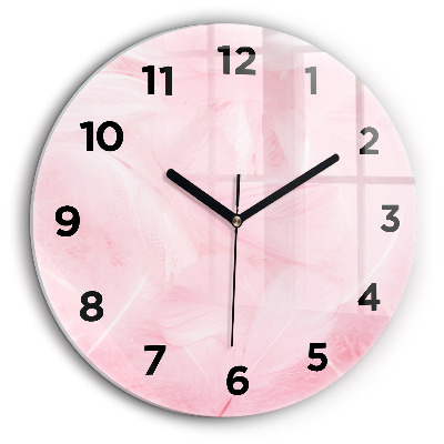 Kerek üvegóra 60 cm Toll absztrakt