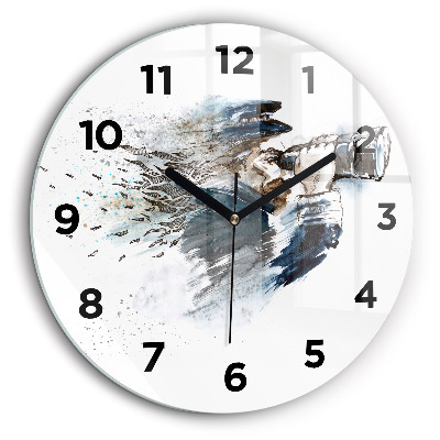 Kerek üvegóra 60 cm Kapitány távcsővel