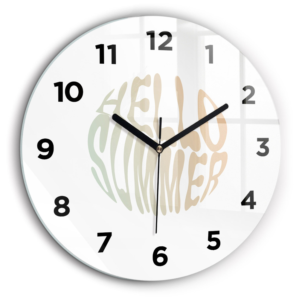 Fali üvegóra kerek 60 cm Hello Summer!