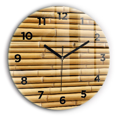 Kerek falióra 60 cm Bambuszrudak