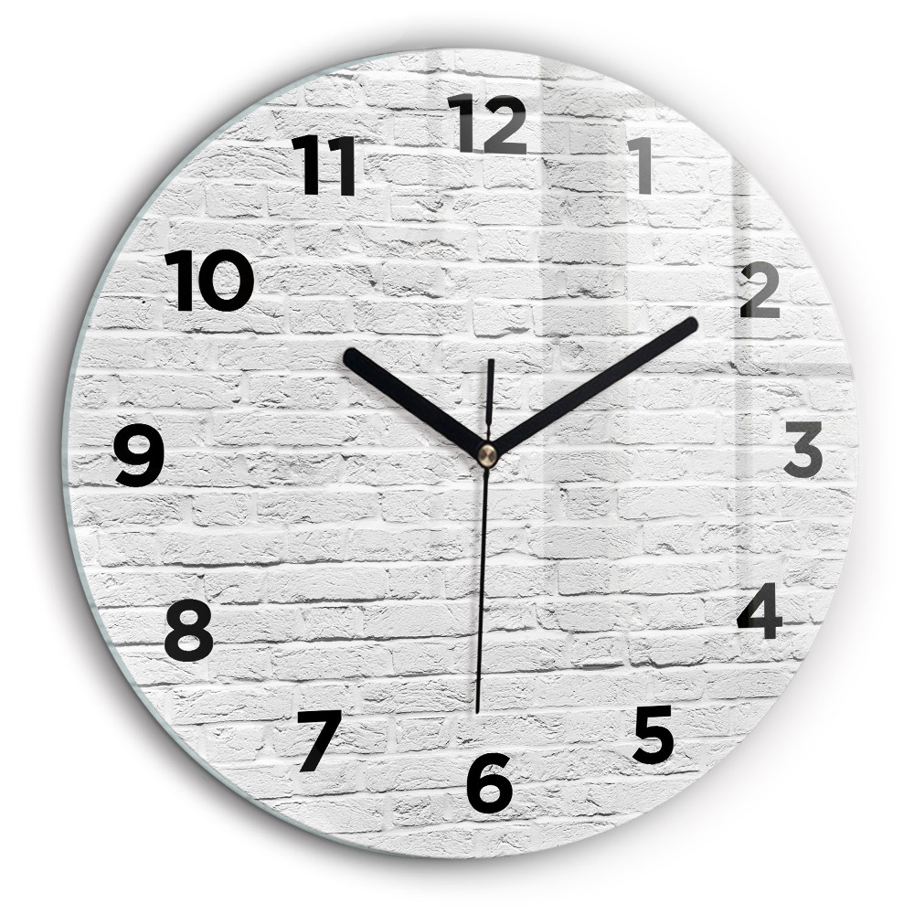 Kerek fali üvegóra 60 cm Könnyű téglafal