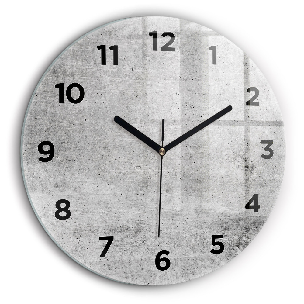 Kerek fali üvegóra 60 cm Nyers fal