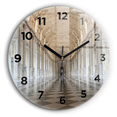 Kerek falióra 60 cm A Szűzanya szobra Lyonban