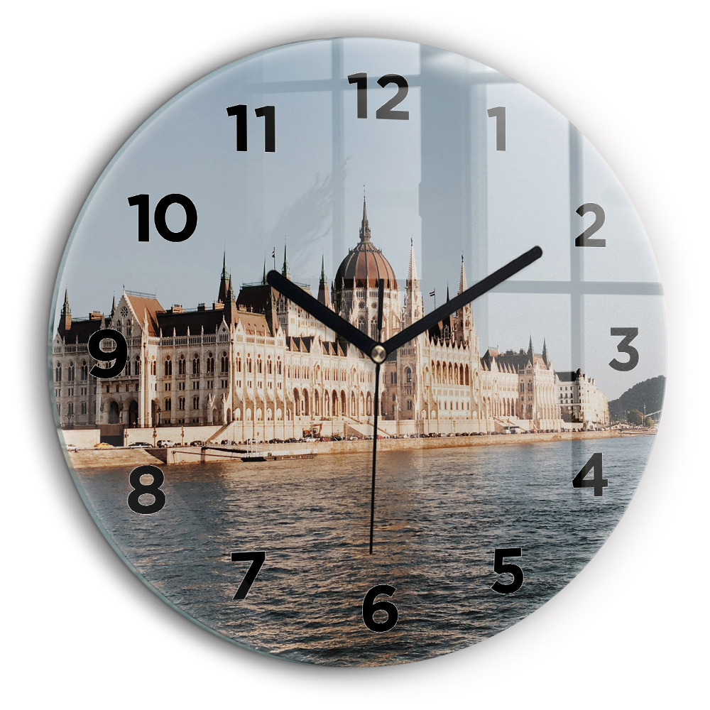 Kerek fali üvegóra 60 cm Parlament Budapesten