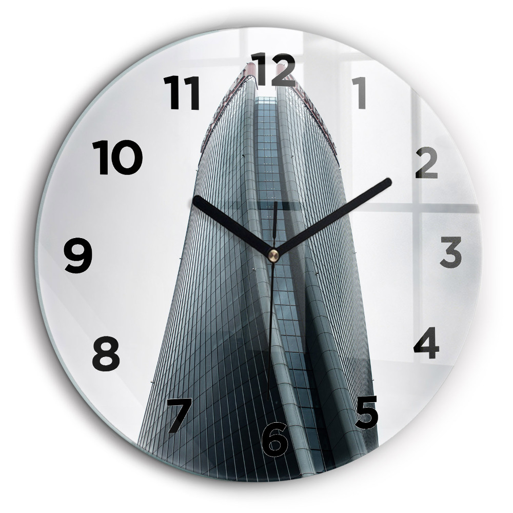 Kerek fali üvegóra 60 cm Milánói felhőkarcoló