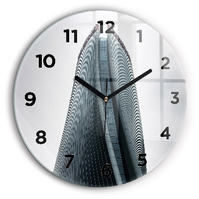 Kerek fali üvegóra 60 cm Milánói felhőkarcoló