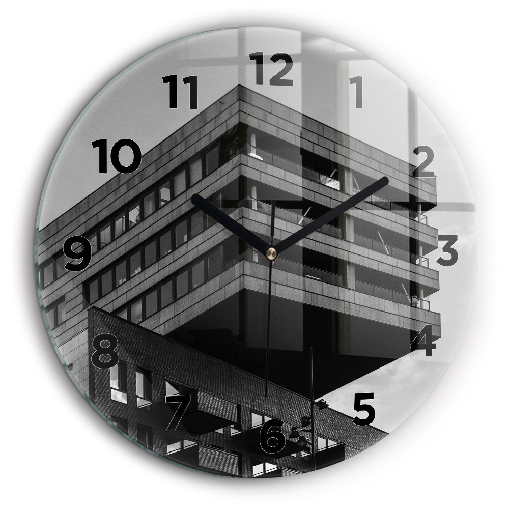 Kerek üvegóra 60 cm Építészet Amszterdamban