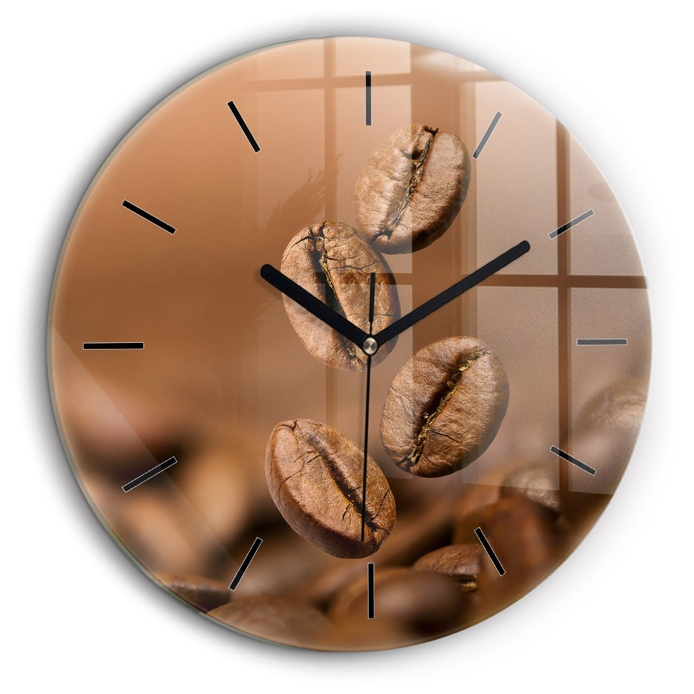 Fali üvegóra kerek 60cm Absztrakt színek