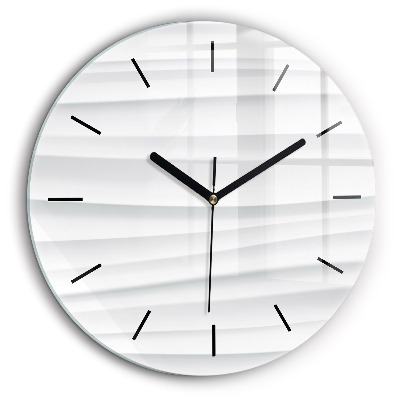 Kerek fali üvegóra 60cm Hullámok textúrája